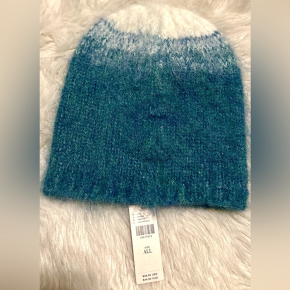 ‼️RARE‼️?ANTHROPOLOGIE??NWT?Ombre Beenie in Deep Mint main image 6